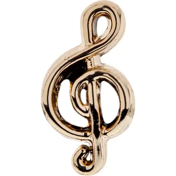 Přívěsek Přívěsek na náramek - houslový klíč, zlatý