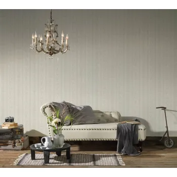 Tapeta Vliesová tapeta 33547-1 zámecká krémová, šedá / Tapety na zeď 335471 Concerto 3 (0,53 x 10,05 m) A.S.Création