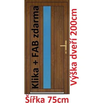 Vchodové dveře Vchodové plastové dveře Soft Sofia 75x200 cm - Akce!