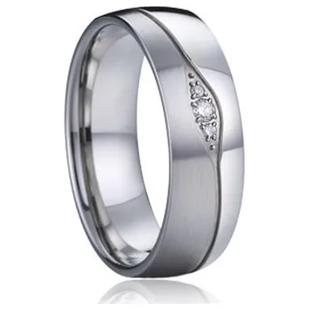 Prsten NUBIS® NSS1013 Dámský snubní prsten se zirkony - velikost 61 - NSS1013-Zr-61