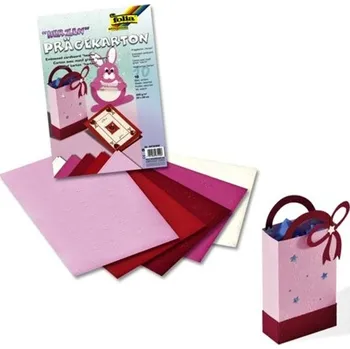 Folia Vytlačovaný papír - srdce, 23 x 33 cm 10 ks, 220g