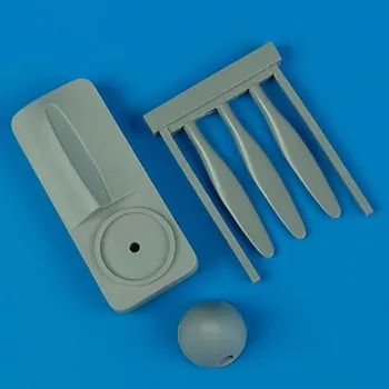 Plastikový model Quickboost 1/48 Spitfire Mk.I/Mk.V De Havilland propeller w/tool