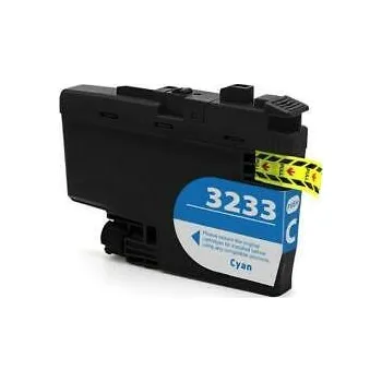 Brother LC-3233 azurová (cyan) kompatibilní cartridge