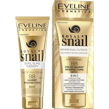 Eveline Cosmetics Royal Snail Snail Slime Therapy Mattifying BB Cream 8 in 1 matující BB krém 50 ml