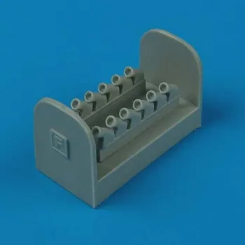 Plastikový model Quickboost 1/72 Spitfire Mk. XIV exhaust - round