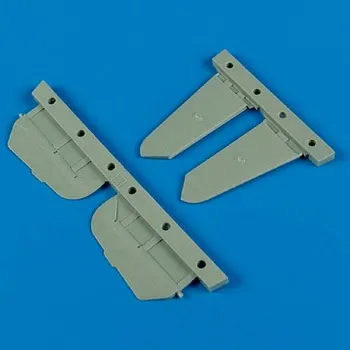 Plastikový model Quickboost 1/48 Bf 109E stabilizer