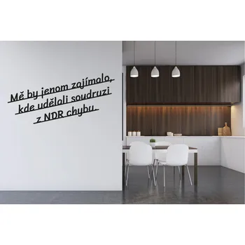 Samolepící dekorace Lepy.cz Samolepka na zeď Chyba z NDR Velikost (šířka x výška): 40x19cm, Barevná varianta: Světle modrá