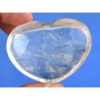 Přírodní kámen Srdce z křišťálu QA (119g)
