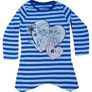 Chlapecké tričko xcena Frozen Anna a Elsa tričko pruhované Velikost: 6 roků