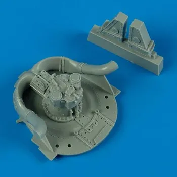 Plastikový model Quickboost 1/48 F8F Bearcat wheel well details