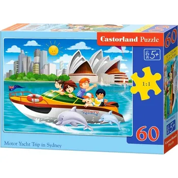 Dětské zboží Puzzle 60 dílků - Výlet po Sydney v motorovém člunu