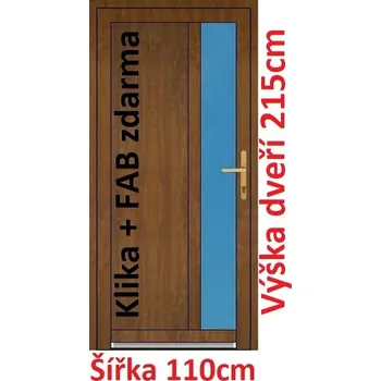 Vchodové dveře Vchodové plastové dveře Soft Rory 110x215 cm - Akce!