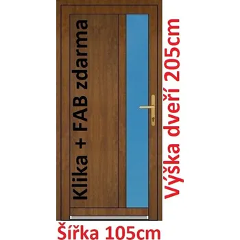 Vchodové dveře Vchodové plastové dveře Soft Rory 105x205 cm - Akce!