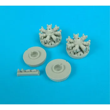 Plastikový model Quickboost 1/72 B-25 Mitchell engines