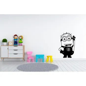 Samolepící dekorace Lepy.cz Samolepka na zeď Mimoň Velikost (šířka x výška): 20x31cm, Barevná varianta: Černá