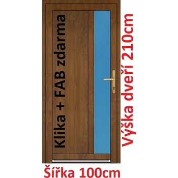 Vchodové dveře Vchodové plastové dveře Soft Rory 100x210 cm - Akce!