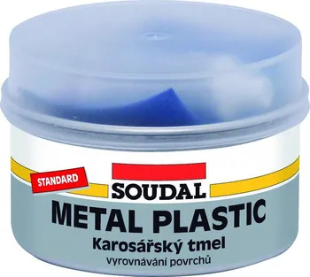 Karosářský tmel Soudal Metalic Plastic Standard 1 kg šedý