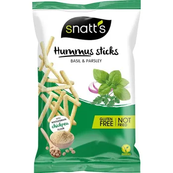 Chips Snatt's Hummus Sticks 85 g bazalka/petržel