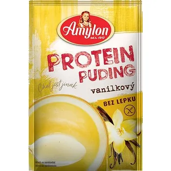 Fitness strava Amylon Protein puding bez lepku 40 g vanilka