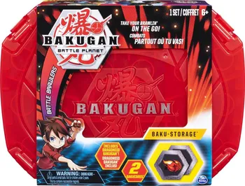 Doplněk k figurce Spin Master Bakugan sběratelský kufřík červený