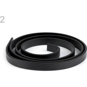 Galanterie Ucha na tašky polotovar černá - 1 m (Ucha na tašky polotovar černá - 1 m)