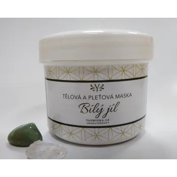 Pleťová maska Yasminka Bílý jíl - pleťová a tělová maska, 300g