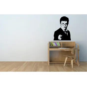 Samolepící dekorace Lepy.cz Samolepka na zeď Harry Potter Velikost (šířka x výška): 45x63cm, Barevná varianta: Levandulová