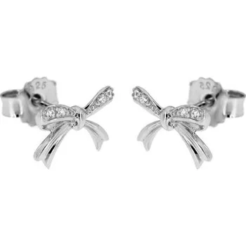 Náušnice Zlatnictví U Kostela Stříbrné náušnice mašličky 9475 359097346