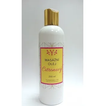 Pleťový olej Yasminka Citronový masážní a tělový olej, 250ml
