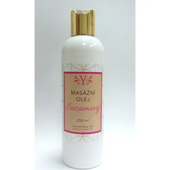 Pleťový olej Yasminka Sezamový masážní a tělový olej, 250ml