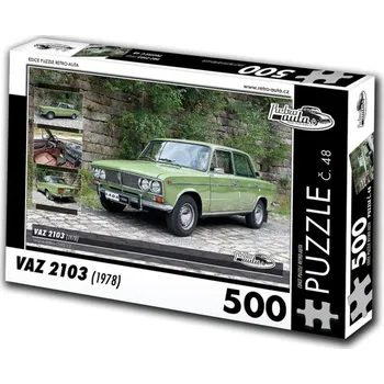 Puzzle KB Barko Retro-Auta Vaz 2103 (1978) 500 dílků