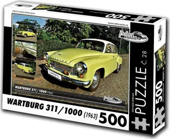 Puzzle KB Barko Retro-Auta Wartburg 311/1000 (1963) 500 dílků