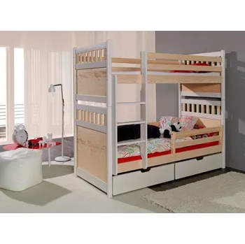 Dětská postel Nábytek PEGAS s.r.o. Dětská patrová postel z masivu SALOMON