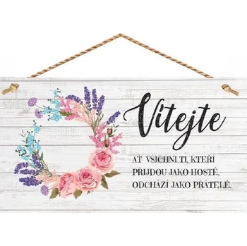 Žertovný předmět Dekorační obraz - Vítejte