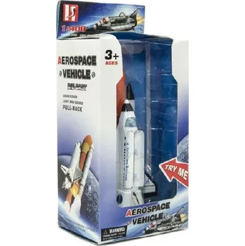 letadlo a vrtulník Teddies Raketoplán se zvukem a světlem 20 cm 