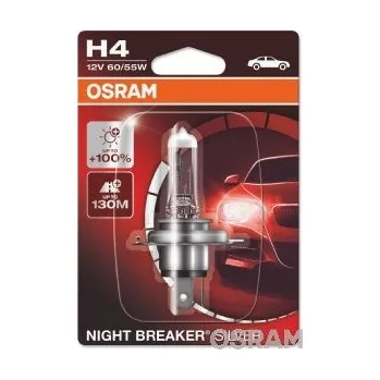 Povinná bezpečnostní výbava ŽÁROVKA OSRAM Night Breaker Silver 64193NBS-01B H4 p43t 12V 60/55W