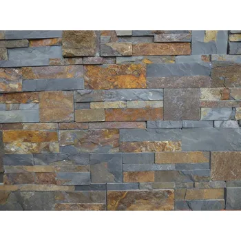 Obklad KAMENNÝ OBKLAD BŘIDLICE RUSTY