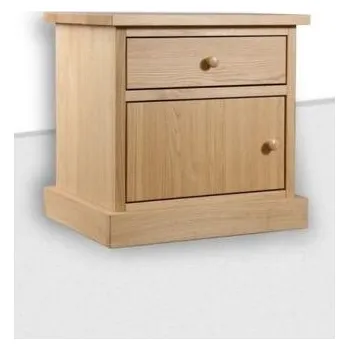 Noční stolek Noční stolek BRUNO moření výběr povrchové úpravy Bezbarvý přírodní lak druh dřeva Smrk masiv