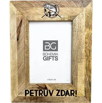 Fotoalbum Bohemia Gifts Fotorámeček na fotografii /13*18 cm/ - Pro rybáře - Petrův zdar