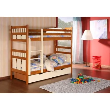 Dětská postel Nábytek PEGAS s.r.o. Dětská patrová postel z masivu OLIVER