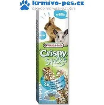 Krmivo pro hlodavce VL Crispy Sticks pro králíky/činčily Byliny 2x70g