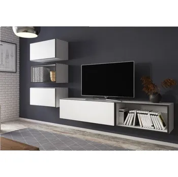 Obývací stěna Nábytek PEGAS s.r.o. ROCO 4 - obývací stěna B/Č/B