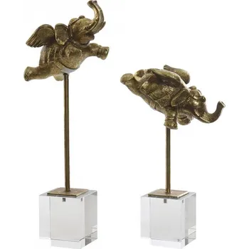 Dekorace "LÉTAJÍCÍ SLON" 13x11x38/2dr.