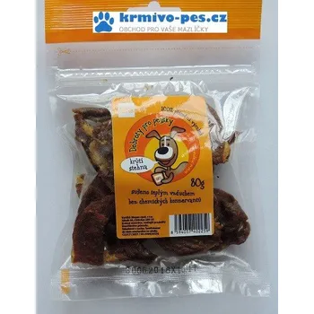 Pamlsek pro psa Pochoutka sušená MAPES krůtí stehna 80g