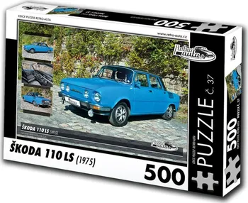 Puzzle KB Barko Retro-Auta Škoda 110 LS (1975) 500 dílků