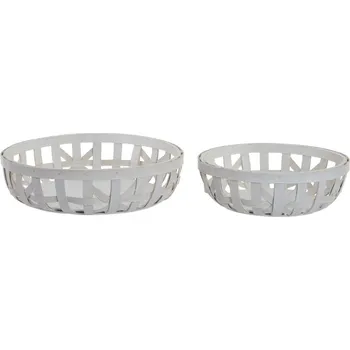 Odpadkový koš Sada 2ks košů "BLANCO" 39x39x11cm