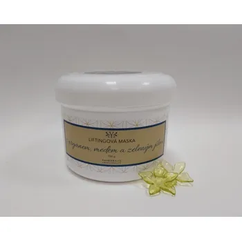 Pleťová maska Yasminka Liftingová maska s arganem, medem a zeleným jílem, 300g