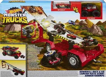 autodráha Hot Wheels Monster Trucks GYC80 Závod z kopce 2v1