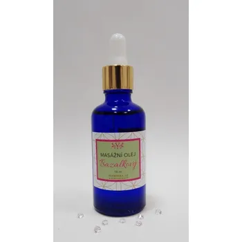 Pleťový olej Yasminka Bazalkový masážní a tělový olej, 50ml