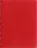 Filofax Saffiano Red A5 zápisník, červený